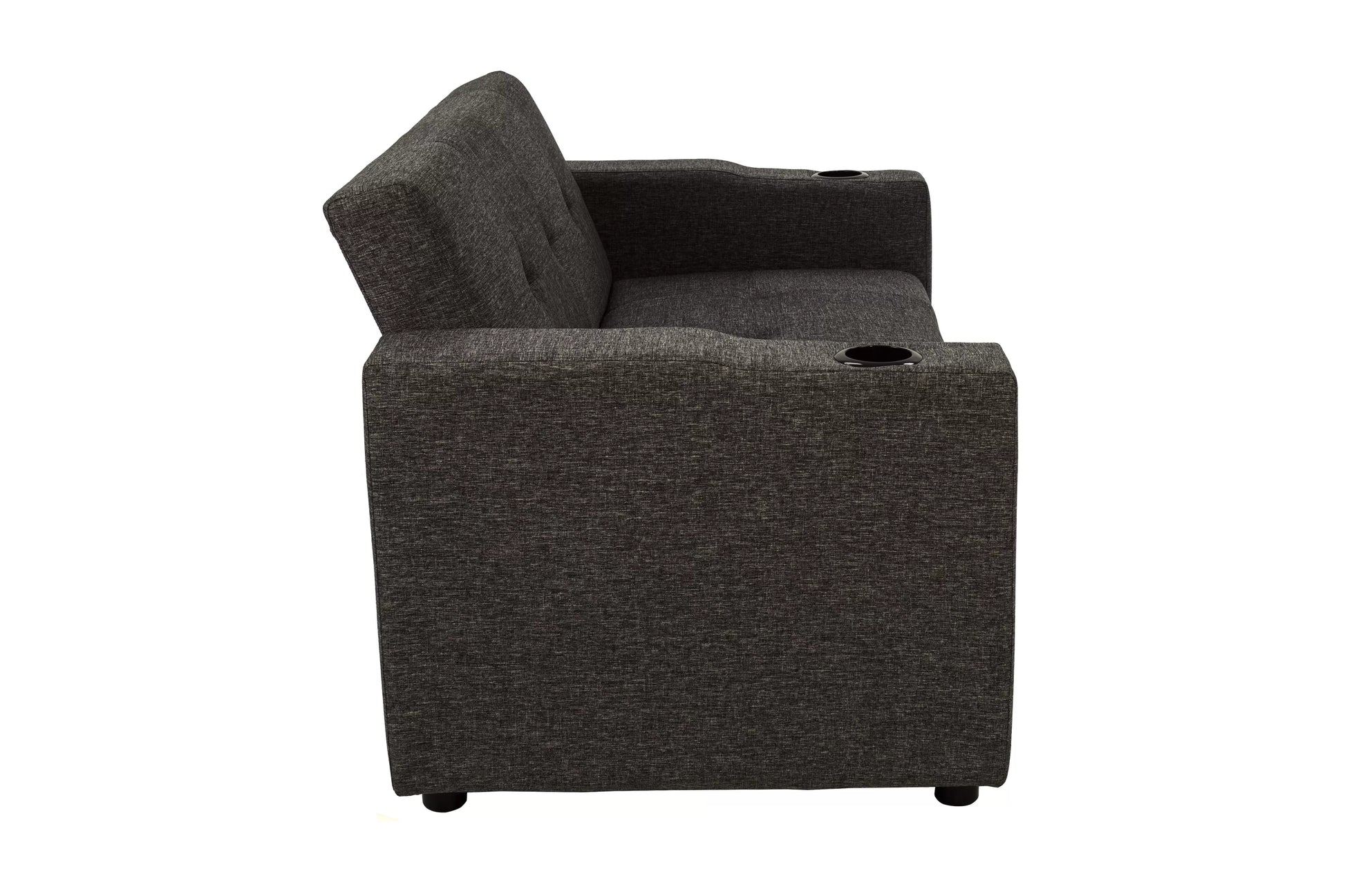F8533 Charcoal Convertible Sofa — view 8