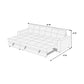 F8535 Charcoal Convertible Sectional — view 6