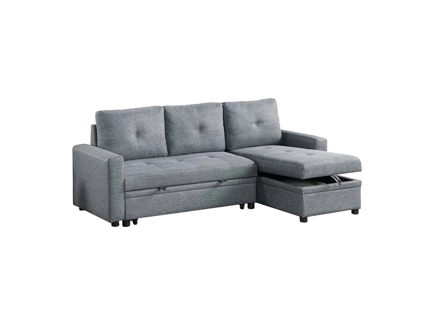 F8536 Granite Convertible Sectional — view 3