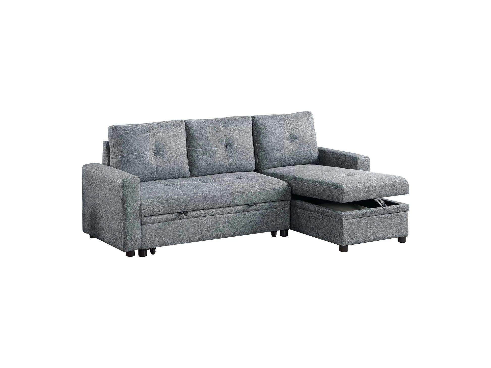 F8536 Granite Convertible Sectional — view 3