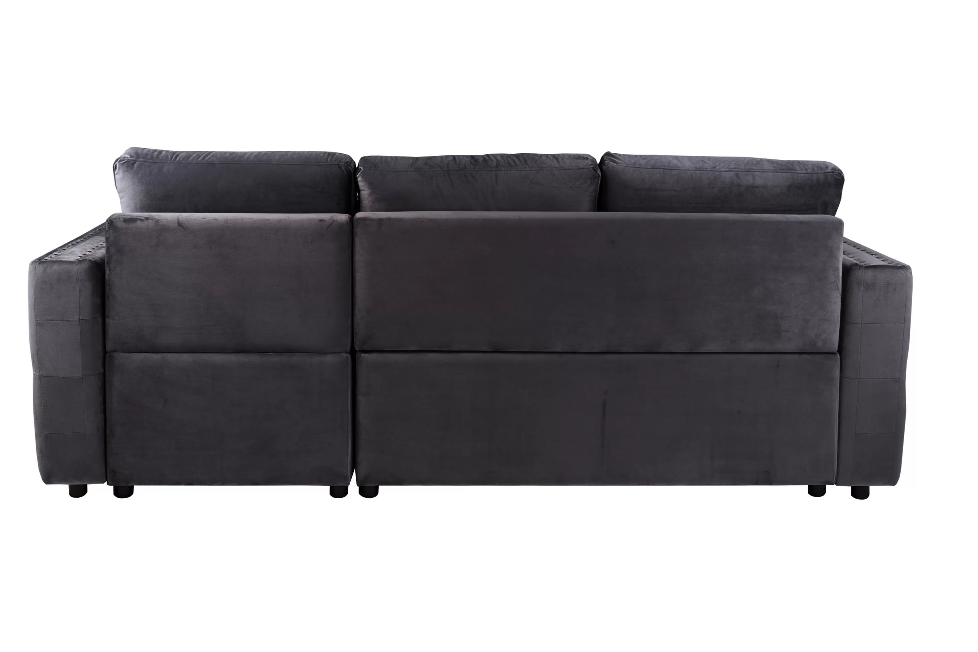 F8540 Black Convertible Sectional — view 5