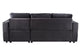 F8540 Black Convertible Sectional — view 5
