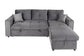 F8541 Smoke Convertible Sectional — view 3