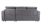 F8541 Smoke Convertible Sectional — view 5