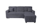 F8543 Dark Gray Convertible Sectional — view 5