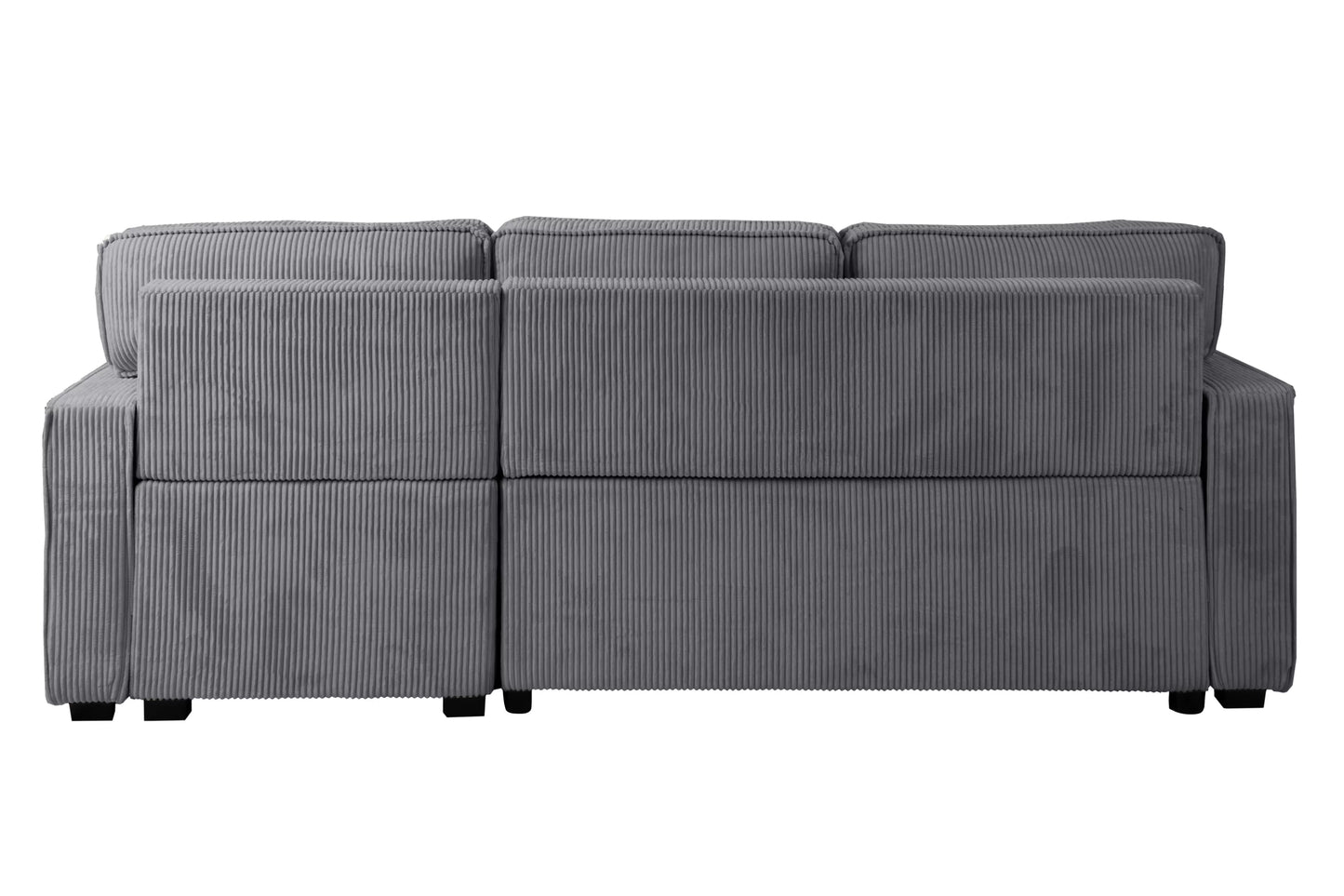 F8543 Dark Gray Convertible Sectional — view 8