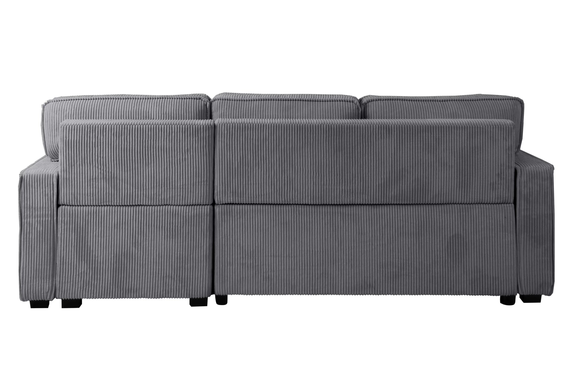 F8543 Dark Gray Convertible Sectional — view 8