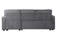 F8543 Dark Gray Convertible Sectional — view 8