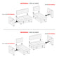 F8543 Dark Gray Convertible Sectional — view 10