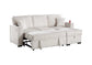 F8544 Beige Convertible Sectional — view 4
