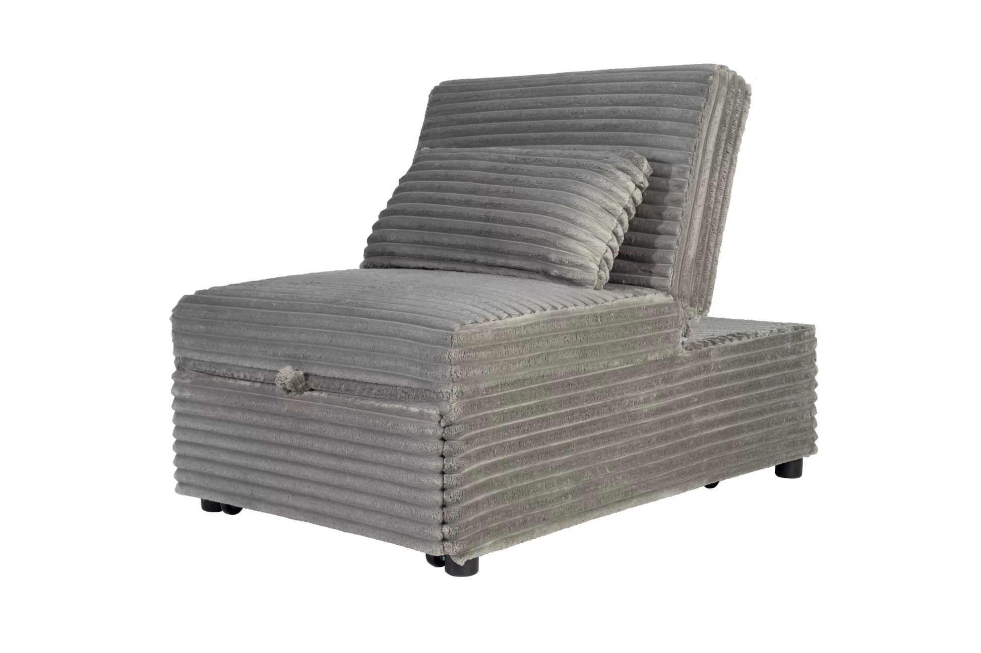 F8545 Smoke Convertible Sofa — view 11