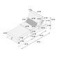 F8545 Smoke Convertible Sofa — view 13