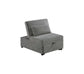 F8545 Smoke Convertible Sofa — view 5