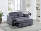 F8547 Dark Gray Convertible Sofa — view 2