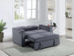 F8547 Dark Gray Convertible Sofa — view 3