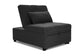 F8549 Black Convertible Sofa — view 5