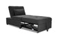 F8549 Black Convertible Sofa — view 6