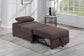 F8550 Chocolate Convertible Sofa — view 3
