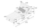 F8550 Chocolate Convertible Sofa — view 8