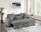 F8551 Smoke 2-Piece Convertible Sectional — view 2