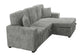 F8551 Smoke 2-Piece Convertible Sectional — view 4