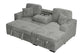 F8551 Smoke 2-Piece Convertible Sectional — view 5