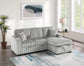 F8552 Ash 2-Piece Convertible Sectional — main view