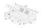 F8557 Smoke 3-Piece Convertible Sectional — view 8
