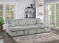 F8558 Ash 3-Piece Convertible Sectional — view 2
