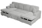 F8558 Ash 3-Piece Convertible Sectional — view 6
