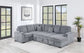 F8560 Fog 4-Piece Convertible Sectional — view 2