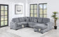 F8560 Fog 4-Piece Convertible Sectional — main view
