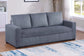 F8564 Dark Gray Convertible Sofa — main view