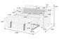 F8568 Black Convertible Sofa — view 12