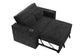 F8568 Black Convertible Sofa — view 6