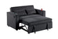 F8568 Black Convertible Sofa — view 9
