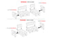 F8572 Black Convertible Sectional — view 11