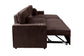 F8573 Chocolate Convertible Sectional — view 6