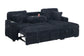 F8574 Black Convertible Sectional — view 4