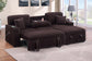 F8575 Coffee Convertible Sectional — view 2