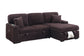 F8575 Coffee Convertible Sectional — view 3