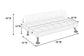 F8587 Blue Gray Adjustable Sofa image 7