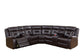 Power Reclining Sectional with Dual Consoles - Dark Brown