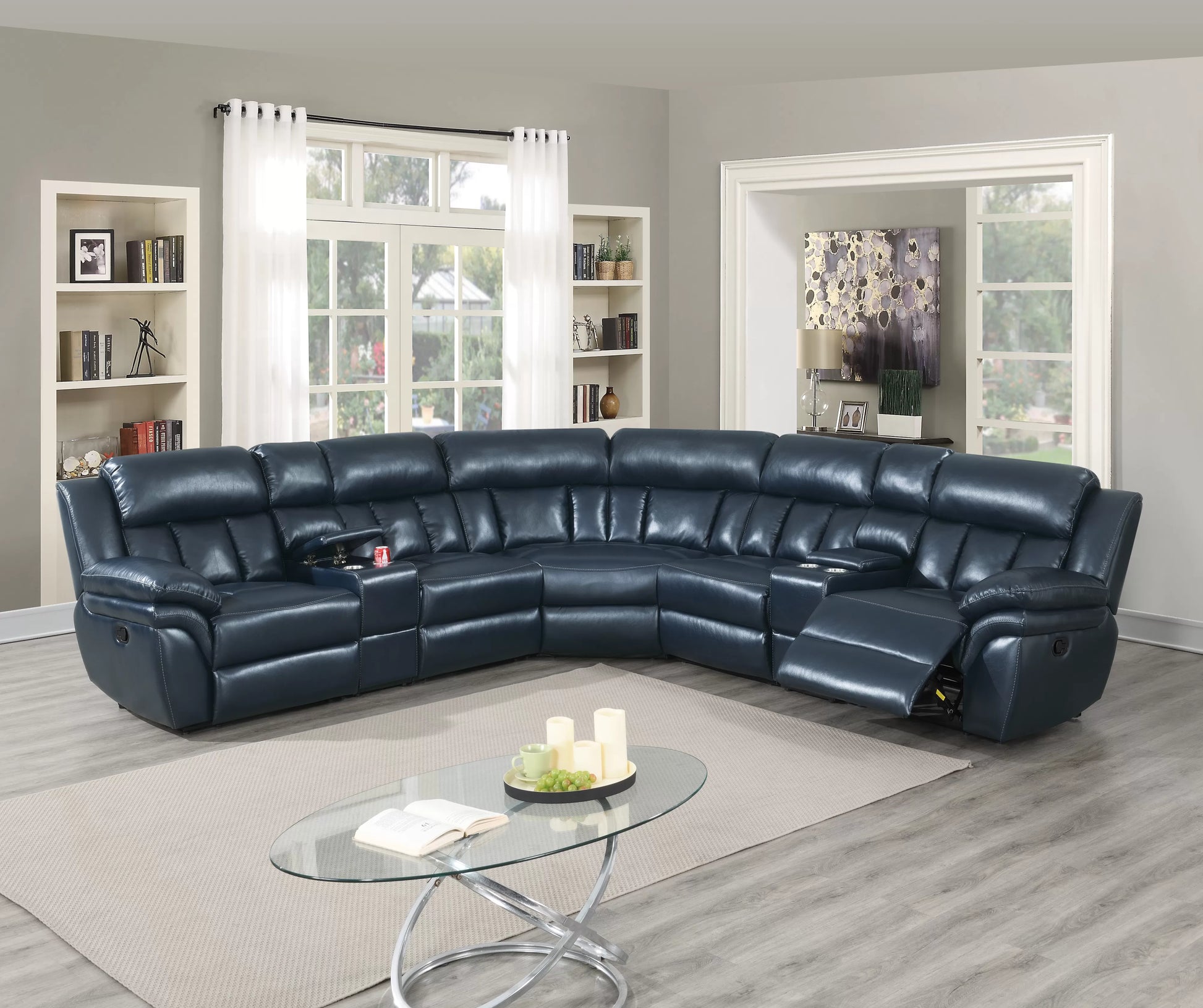 Poundex F8700 motion sectional