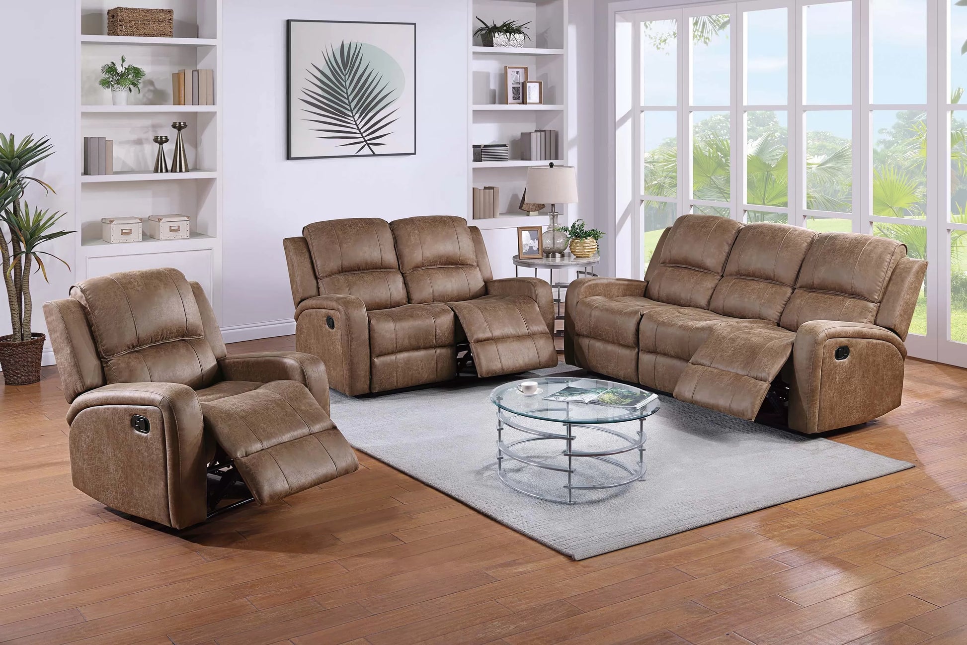 Poundex F8784 recliner view 2