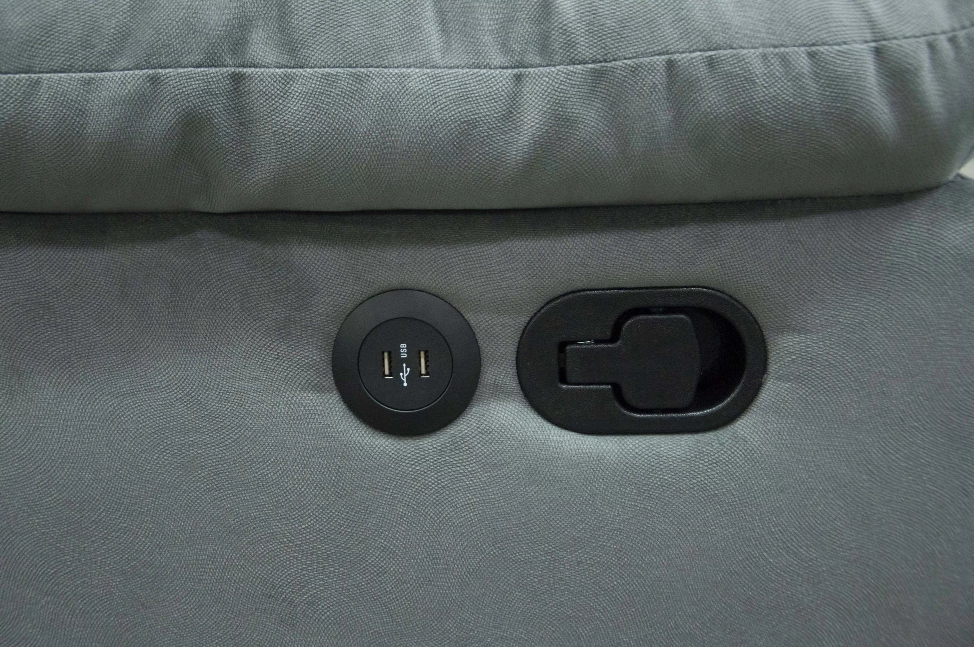 Dark Gray F8796 sofa and F8795 loveseat authentic Poundex image 9