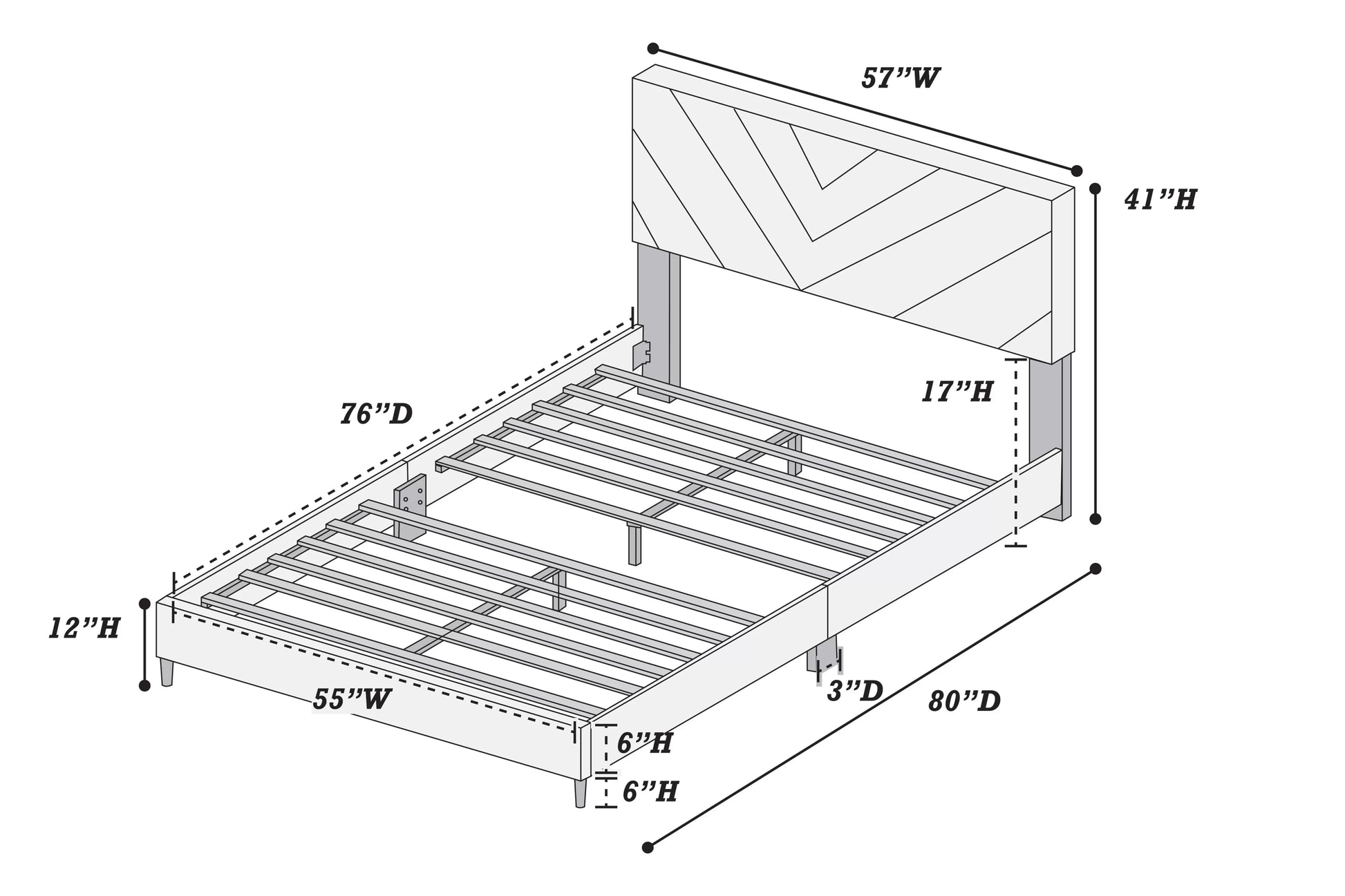 Poundex F9632F youth bed