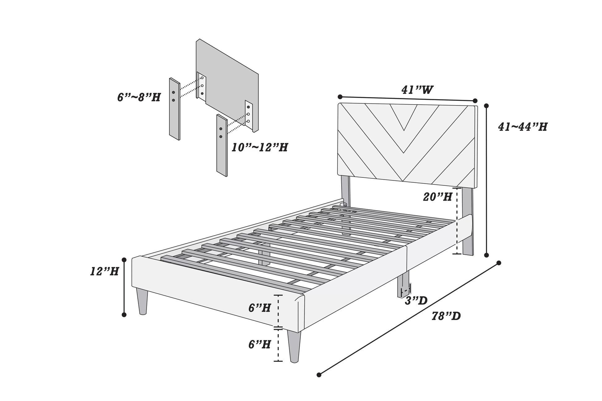 Poundex F9633T youth bed