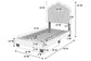 Poundex F9663T youth bed