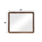 Ouida - Mirror - Brown & Gold